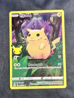 Pikachu 005/025 Full Art Pokemon Celebrations 25th Anniversary - Image 1