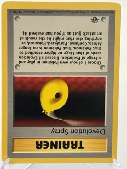 Pokemon TCG Devolution Spray 072/102 Base Set Shadowless 1st Edition NM - Image 2
