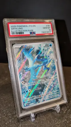 2025 Pokemon Journey Together Articuno Illustration Rare 161/159 PSA 10 Gem Mint - Image 1