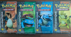 Pokemon TCG Generations Booster Packs (Pikachu, Charizard, Blastoise, Venusaur) - Image 1