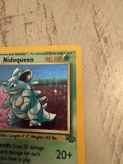 Pokemon TCG Nidoqueen Jungle 7/64 Holo Unlimited Holo Rare - Image 4