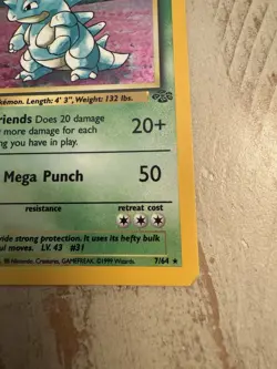 Pokemon TCG Nidoqueen Jungle 7/64 Holo Unlimited Holo Rare - Image 5