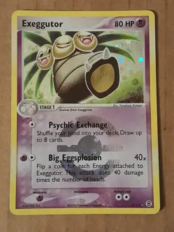 Pokemon Exeggutor 5/112 Rire Red Leaf Green Reverse Holo NM See Pictures - Image 1