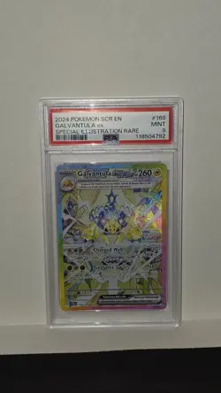 2024 POKEMON SCR EN GALVANTULA EX SPECIAL ILLUSTRATION RARE #168 PSA 9 MINT - Image 2