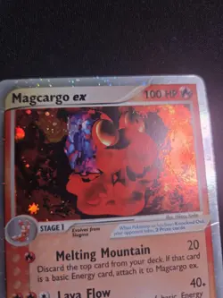 Pokemon TCG Magcargo ex 95/97 Dragon Holo HP - Image 3