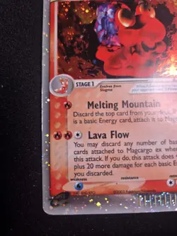 Pokemon TCG Magcargo ex 95/97 Dragon Holo HP - Image 5