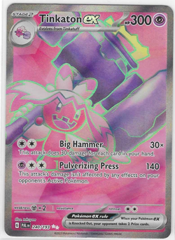 Tinkaton ex - 240/193 - Paldea Evolved - Full Art - NM - Pokemon TCG - - Image 1