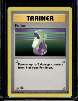 Pokemon TCG Trainer Potion Base Set 94/102 Regular 1st Edition Shadowless Common - Image 1