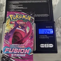 Pokemon Fusion Strike Heavy Booster Pack Brand New Sealed - 22.47Grams - Image 1