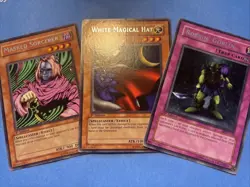 Yu-Gi-Oh! TCG- Robbin Goblin, White Magic Hat, Masked Sorcerer - 1st Edition MRD - Image 1