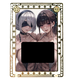Goddess Story: 2B (NieR: Automata) Spicy Metal Anime Waifu CCG Card - Image 1