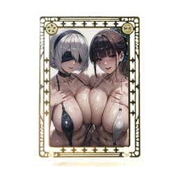 Goddess Story: 2B (NieR: Automata) Spicy Metal Anime Waifu CCG Card - Image 2