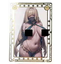 Goddess Story: Lusamine Spicy Metal Anime Waifu CCG Card - Image 1