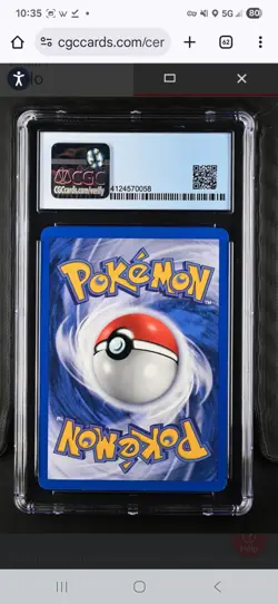 CGC 8.5 Rainbow Energy 2000 Team Rocket 17/82 Holo Pokemon Card - Image 2