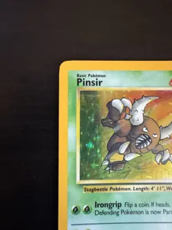 Pinsir 9/64 Holo Rare No Symbol Error Jungle Pokemon Card LP - Image 2