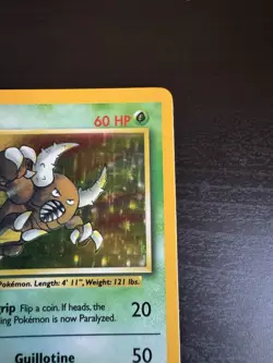 Pinsir 9/64 Holo Rare No Symbol Error Jungle Pokemon Card LP - Image 3