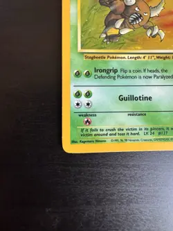 Pinsir 9/64 Holo Rare No Symbol Error Jungle Pokemon Card LP - Image 5