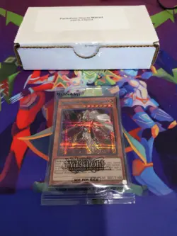 Yugioh Palladium Oracle Mahad SBPR-EN004 Fatory Sealed Blue Letter Prize Card - Image 1