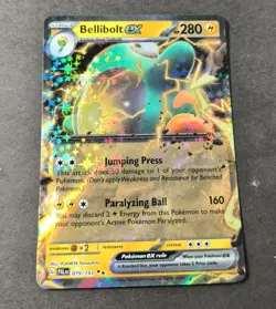 Pokemon Paldea Evolved Bellibolt EX Ultra Rare Card 079/193 NM - Image 1