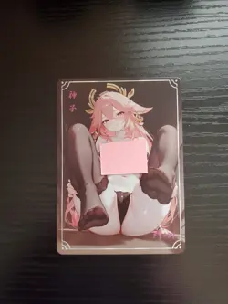 Goddess Story Card - Under the Nightgown - Genshin Impact - Yae Miko - FT-09 - Image 1