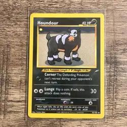 Pokemon TCG Houndour Neo Destiny Card 43/105 Unlimited Uncommon NM-MINT Vintage - Image 1