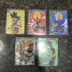 Championship 2018 Foil Lot of 5 Dragon Ball Super Card Game | LP/NM - Image 1