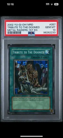 Yugioh Lot Of PSA 9/10 Tribute To Doomed, Insect Princess, Double Spell Card D - Image 4