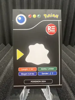 Ditto #132 - Pokedex Black Kanto 2024 - Pokemon Card NM - Image 2