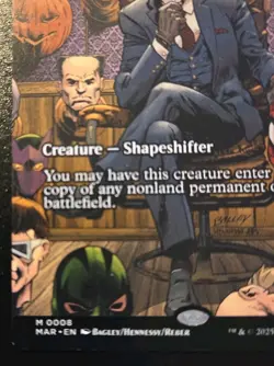 Clever Impersonator (Borderless) 0008 Mythic Spider-Man Magic: The Gathering - Image 4