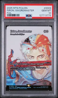 Firion, Swordmaster - Mtg Final Fantasy: Through the Ages Foil PSA 10 - Image 1