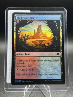 MTG Magic the Gathering Slagwoods Bridge Modern Horizons 2 Foil - Image 1