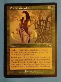 Primal Growth 1X MP Planeshift MTG Magic the Gathering - Image 1