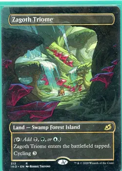 Zagoth Triome (Showcase) Ikoria: Lair of Behemoths Regular - Image 1