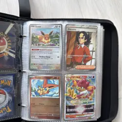 Pokemon Binder Collection Of 120+ Modern And Vintage Cards( Binder Included) - Image 2