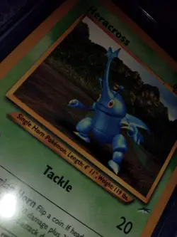Pokemon TCG - Heracross Neo Destiny (41/105) Regular Unlimited Uncommon NM/Mint! - Image 2