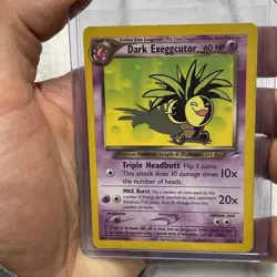 Pokemon Card TCG - Dark Exeggcutor - Neo Destiny - 33/105 - LP Vintage Pokemon - Image 1