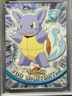 1999 TOPPS POKEMON T.V. WARTORTLE #8 PSA 10 - Image 2