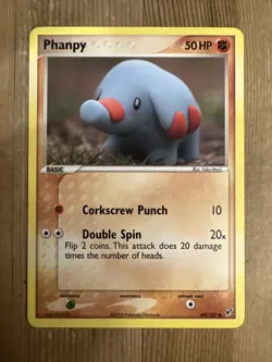 Pokemon TCG Phanpy EX Deoxys 69/107 Regular Common VLP - Image 1