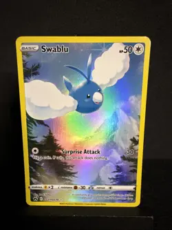 Swablu GG27/GG70 - Pokemon TCG Crown Zenith - Galarian Gallery - NM Pack Fresh - Image 1