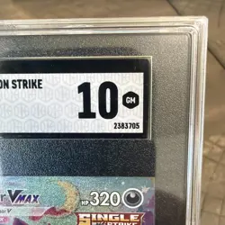 2021 Pokemon SWSH #271 FA/Gengar VMAX Fusion Strike - Secret SGC 10 Mint! - Image 4