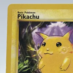 Pikachu 58/102 Base Set Unlimited Non Holo WoTC Starter Pokemon TCG 1999 NM - Image 2