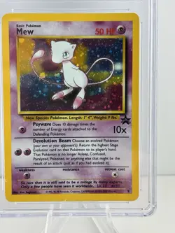 2000 POKEMON PROMO BLACK STAR POKEMON LEAGUE #9 MEW-HOLO CGC 8.5 NM/MINT - Image 2