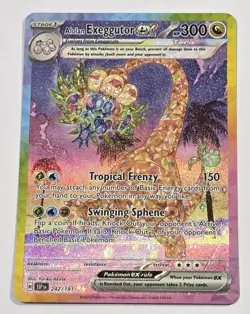 Pokemon TCG Alolan Exeggutor ex 242/191 Ultra Rare Surging Sparks NM/M - Image 1