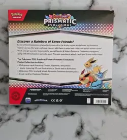 Pokemon TCG Scarlet & Violet Prismatic Evolutions Poster Collection Box. Dented - Image 2