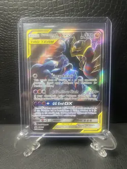 Pokemon TCG Garchomp & Giratina GX SM193 Holo Black Star Promo - Image 1