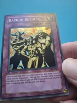 Yugioh - Backup Soldier Super Rare 1st Edition PSV-028 MP - Image 1