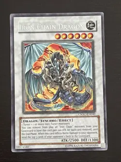 Iron Chain Dragon CSOC-EN040 Crossroads of Chaos Unlimited Edition Rare LP - Image 1