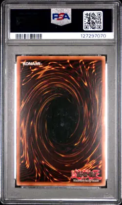 2002 YU-GI-OH! STARTER DECK: KAIBA #001 BLUE-EYES WHITE DRAGON PSA 8 - Image 2