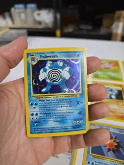 Lot Of 16 Base Set Vintage Wotc Pokemon Cards Poliwhirl Hitmonchan Holo - Image 2