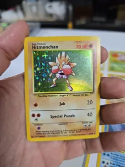 Lot Of 16 Base Set Vintage Wotc Pokemon Cards Poliwhirl Hitmonchan Holo - Image 4